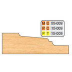 4 inch Squared RAISED PANEL SHAPER CUTTERS (5/8" MATERIAL) - Professional Cutter for Industrial Woodworking