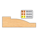 4 inch Squared RAISED PANEL SHAPER CUTTERS (5/8" MATERIAL) - Professional Cutter for Industrial Woodworking
