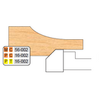 4 inch Squared BACK CUTTERS - RAISED PANEL (3/4" MATERIAL) - Professional for Industrial Woodworking
