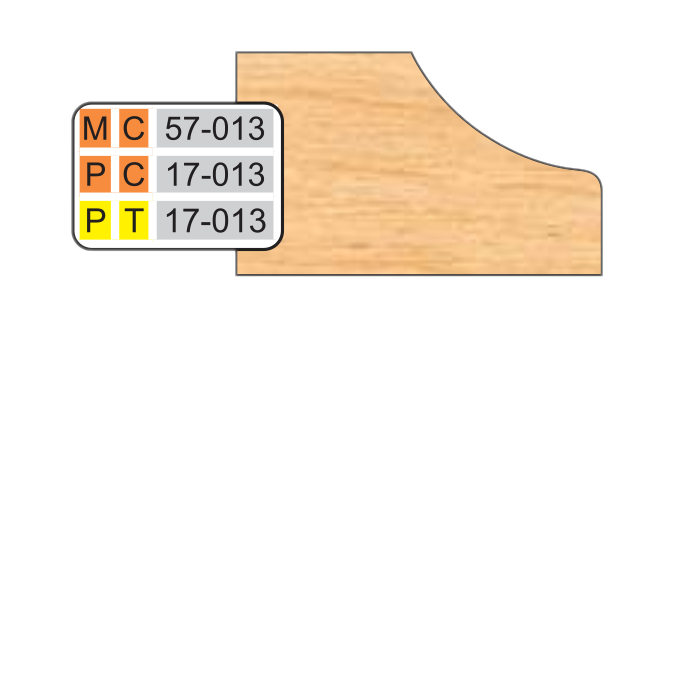 4 inch DOOR EDGE DETAIL SHAPER CUTTERS - Professional Shaper Cutters for Industrial Woodworking