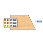 4 inch DOOR EDGE DETAIL BEVEL CUTTERS - Professional Shaper Cutters for Industrial Woodworking