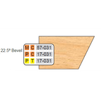4 inch DOOR EDGE DETAIL BEVEL CUTTERS - Professional Shaper Cutters for Industrial Woodworking