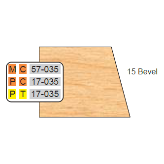 4 inch DOOR EDGE DETAIL BEVEL CUTTERS - Professional Shaper Cutters for Industrial Woodworking