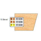 4 inch DOOR EDGE DETAIL BEVEL CUTTERS - Professional Shaper Cutters for Industrial Woodworking