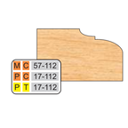 4 inch Top DOOR EDGE DETAILS (32MM HINGE SYSTEM) - Professional Shaper Cutters for Industrial Woodworking