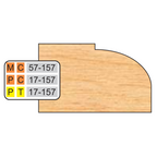 4 inch Top DOOR EDGE DETAILS (32MM HINGE SYSTEM) - Professional Shaper Cutters for Industrial Woodworking