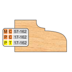 4 inch Top DOOR EDGE DETAILS (32MM HINGE SYSTEM) - Professional Shaper Cutters for Industrial Woodworking