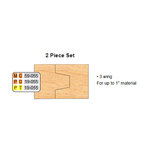 4 inch Squared WEDGE TONGUE & GROOVE - Professional for Industrial Woodworking