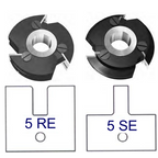 Shaker Style - Stile & Rail Cutters - Profile Pair 5 R/S
