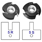 Shaker Style - Stile & Rail Cutters - Profile Pair 5 R/S