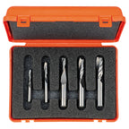 191.000.02 Five Piece Solid Carbide Spiral Bit Sets - Professional Router Bits & Sets for Industrial Woodworking