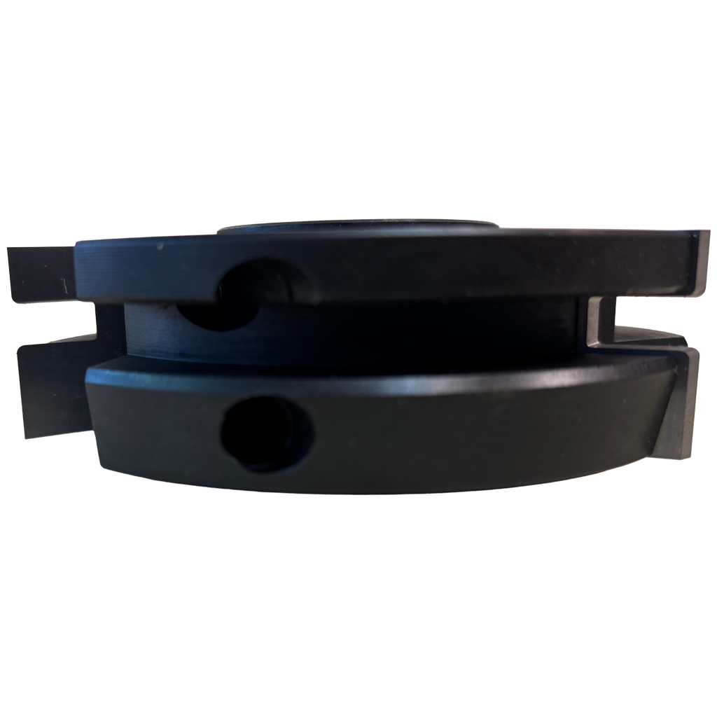 1-1 4" Bore & 4-1 2" Diameter 7LE (Eased Edges) Shaker Style - Stile & Rail Cutter Heads - Series 6/7 - Professional Insert Cutter for Industrial Woodworking