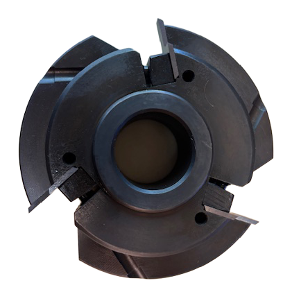 1-1 4" Bore & 4-1 2" Diameter 7LE (Eased Edges) Shaker Style - Stile & Rail Cutter Heads - Series 6/7 - Professional Insert Cutter for Industrial Woodworking