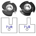 7L No Shaker Style - Stile & Rail Cutter Heads - Series 6/7 - Professional Insert Cutter for Industrial Woodworking