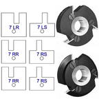 7L Yes Shaker Style - Stile & Rail Cutter Heads - Series 6/7 - Professional Insert Cutter for Industrial Woodworking