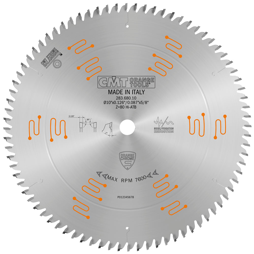 283.680.10 Ultra Finish - Plywood & Melamine | Saw Blades - Professional Saw Blades for Industrial Woodworking