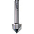 90° Solid Carbide Countersink with Parallel Shank - Professional for Industrial Woodworking