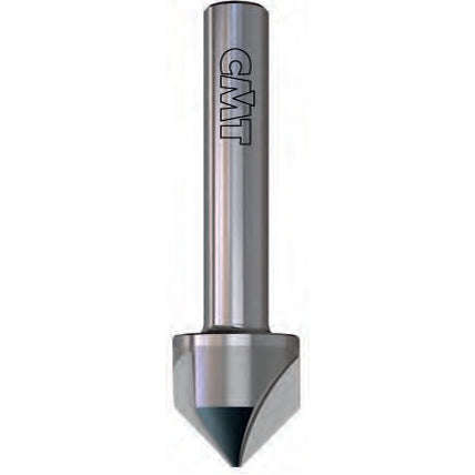 90° Solid Carbide Countersink with Parallel Shank - Professional for Industrial Woodworking