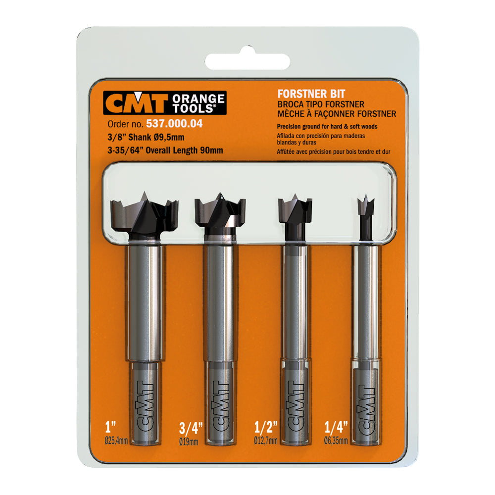 537.000.04 Forstner Bit Sets - Professional for Industrial Woodworking