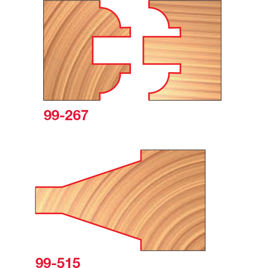 98-300 3-Piece Door Construction Set - Professional for Industrial Woodworking
