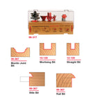 98-317 5-Piece French Door Bit Set - Professional for Industrial Woodworking