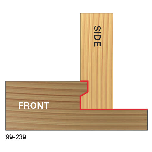 99-239 Drawer Lock Bits Freud - Professional for Industrial Woodworking
