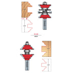 99-268 Entry & Interior Door Router Bit System - Professional Entry & Interior Door Router Bit System for Industrial Woodworking
