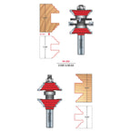 99-269 Entry & Interior Door Router Bit System - Professional Entry & Interior Door Router Bit System for Industrial Woodworking