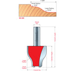 99-320 Vertical Raised Panel Bits - Professional Vertical Raised Panel Bits for Industrial Woodworking