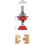 99-860 Premier Adjustable Rail & Stile Bit Sets - Professional Premier Adjustable Rail & Stile Bit Sets for Industrial Woodworking