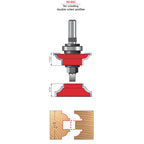 99-863 Premier Adjustable Rail & Stile Bit Sets - Professional Premier Adjustable Rail & Stile Bit Sets for Industrial Woodworking