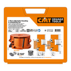 Adjustable Rounding & Chamfering Cutter Heads Sets (2 pcs.) - Professional Cutter for Industrial Woodworking