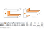 Adjustable Grooving Cutter Heads Sets (2 pcs.) - Professional Cutter for Industrial Woodworking