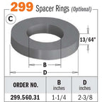 Adjustable Grooving Cutter Heads Sets (2 pcs.) - Professional Cutter for Industrial Woodworking