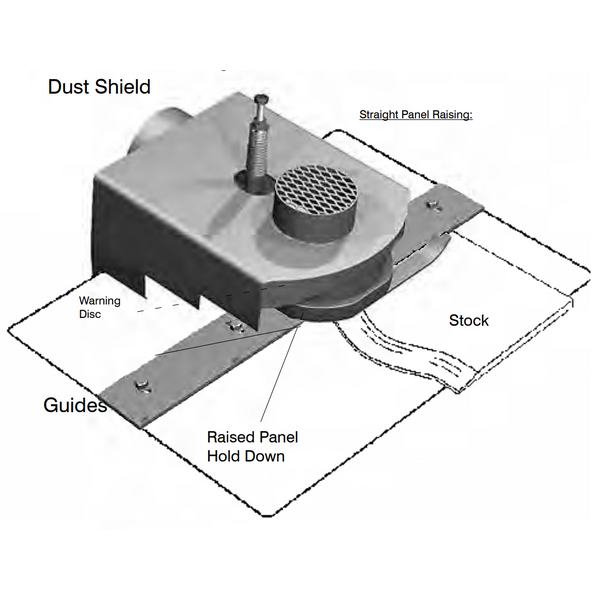 Panel Raising Setup - With Hold Down - For Weaver Shaper