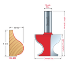 99-482 Base and Cap Bits - Professional Base and Cap Bits for Industrial Woodworking