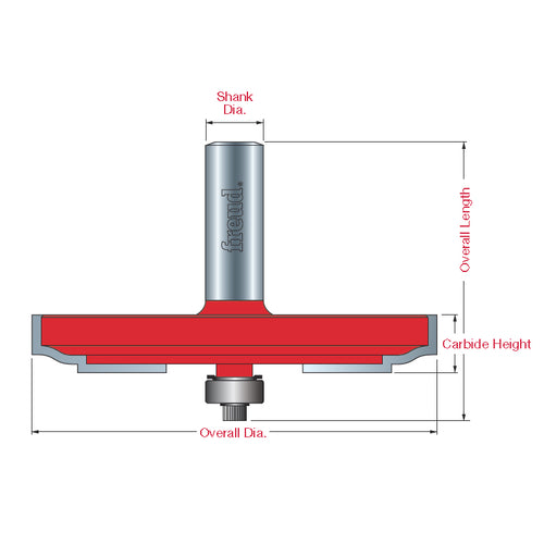 Brick Molding Bit - Professional Brick Molding Bit for Industrial Woodworking