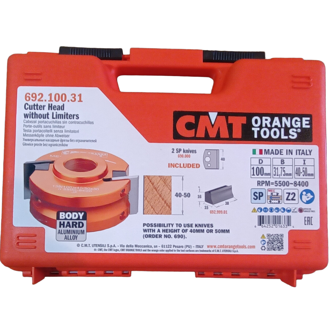 CMT Cutter Head