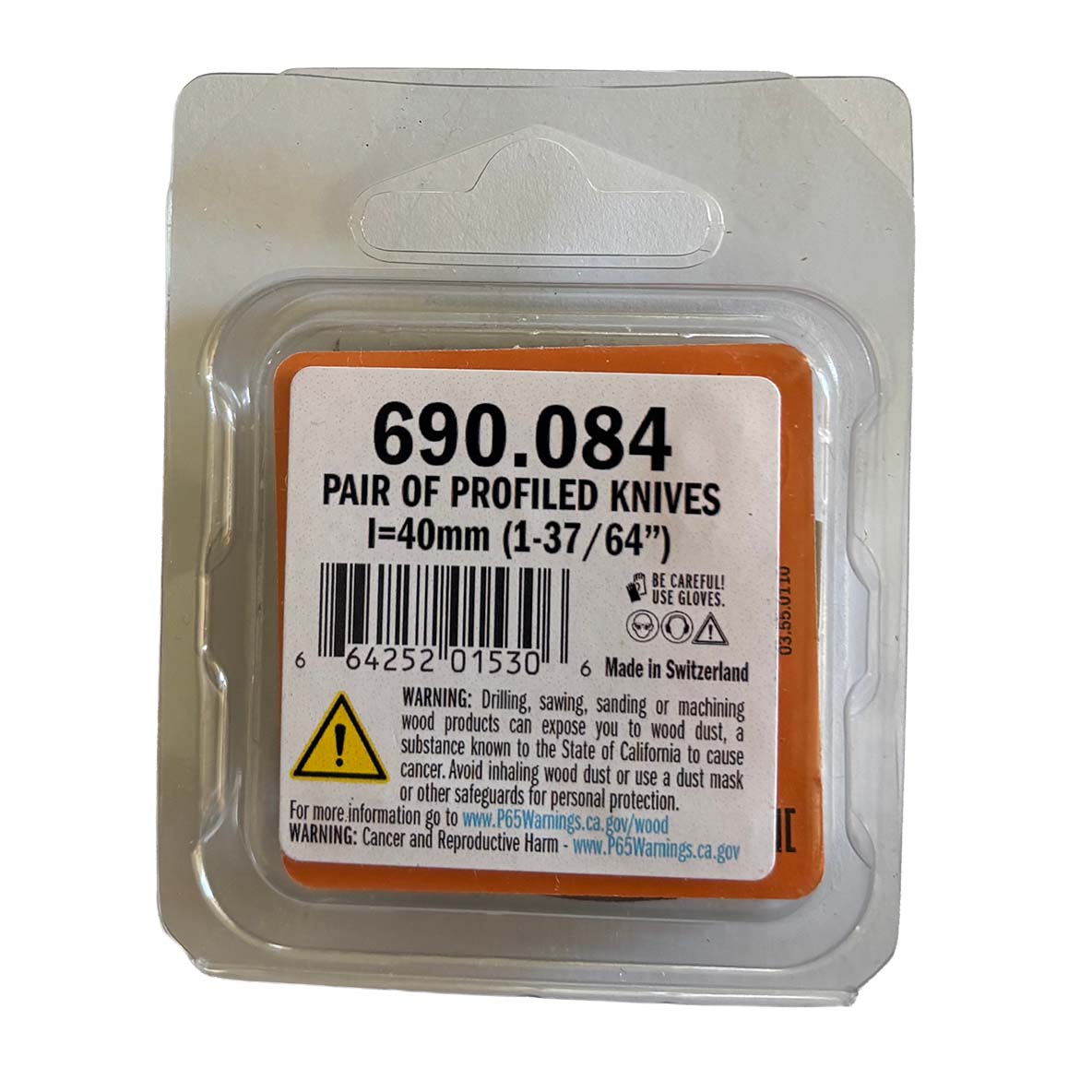 690.084 CMT Pair of Profiled Knives - Professional Insert Cutter for Industrial Woodworking