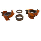 PT 32-002 FOUR PIECE EXPANDABLE DOUBLE EASING SET - Professional Shaper Cutters for Industrial Woodworking