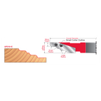 ICK-U218 Insert Cutter Knives - Professional Insert Tips for Industrial Woodworking