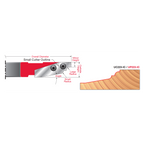3 4" Carbide Insert Cutter (For 5/8" and 3/4" Panels) - Professional Shaper Cutters for Industrial Woodworking