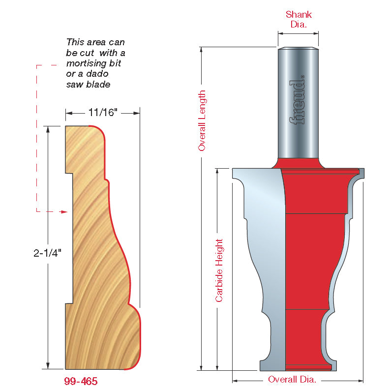 99-465 Casing Bits - Professional Casing Bits for Industrial Woodworking