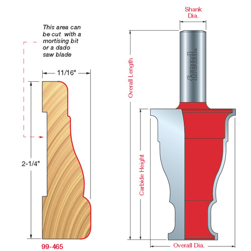99-465 Casing Bits - Professional Casing Bits for Industrial Woodworking