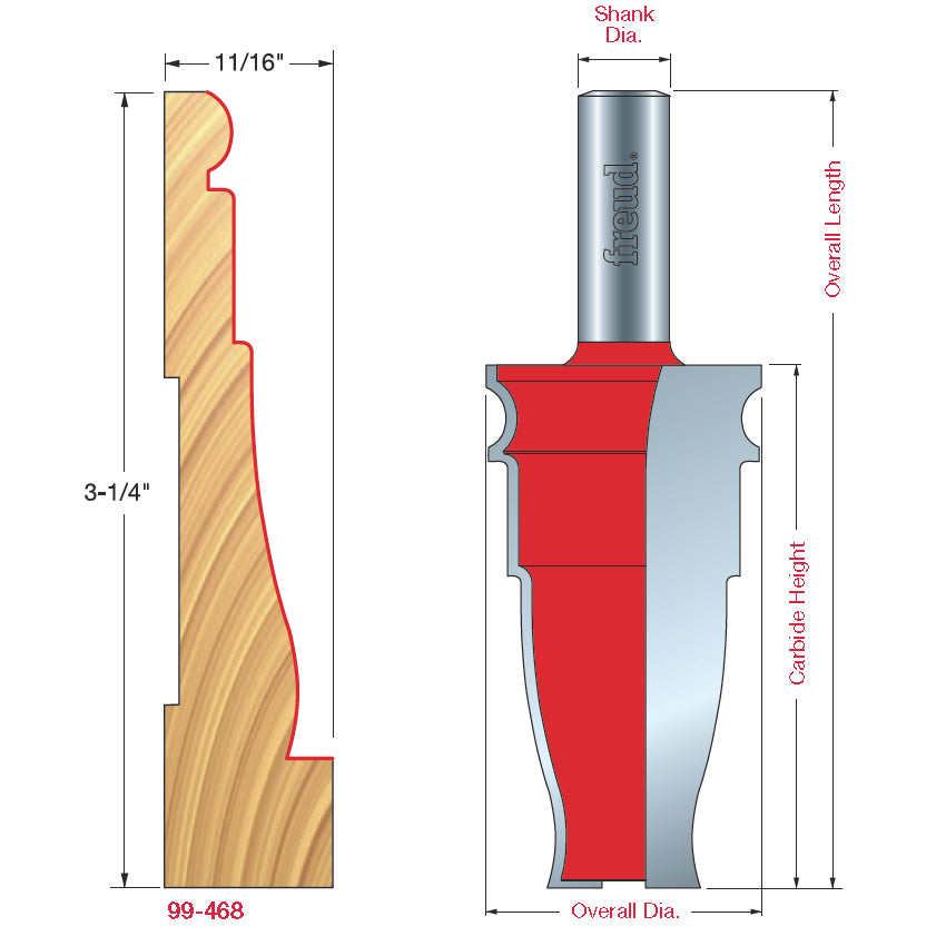 99-468 Casing Bits - Professional Casing Bits for Industrial Woodworking