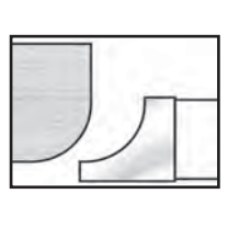 CORNER ROUNDING SHAPER CUTTERS - Professional Shaper Cutters for Industrial Woodworking