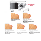 Two Piece 32mm Door Edge Profile Cutters