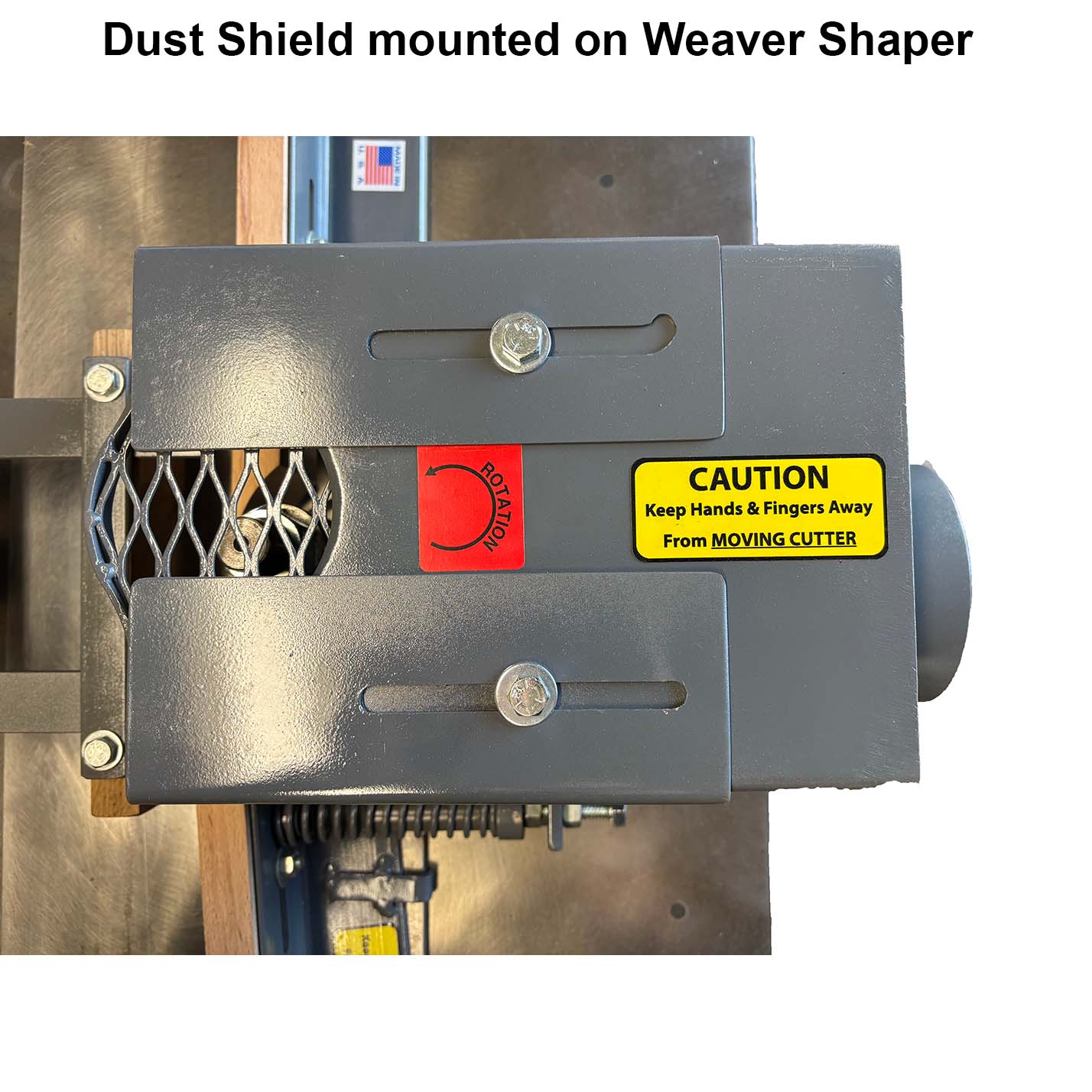 No Straight Sticking Setup - For Weaver Shaper - Sticker Plate - Professional Setup for Industrial Woodworking