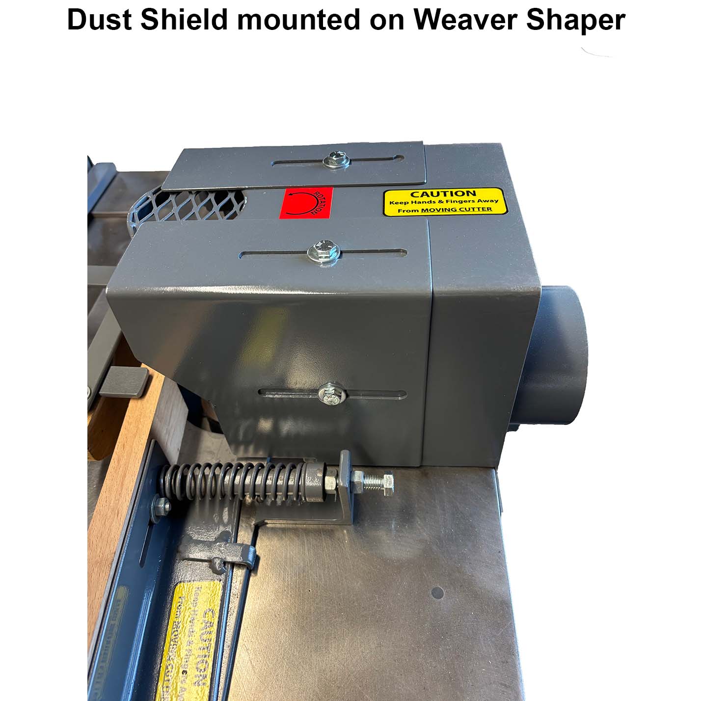 No Straight Sticking Setup - For Weaver Shaper - Sticker Plate - Professional Setup for Industrial Woodworking