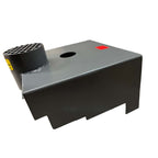 Dust Shield for Door Edge Split and Continuous Fences